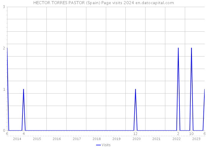 HECTOR TORRES PASTOR (Spain) Page visits 2024 