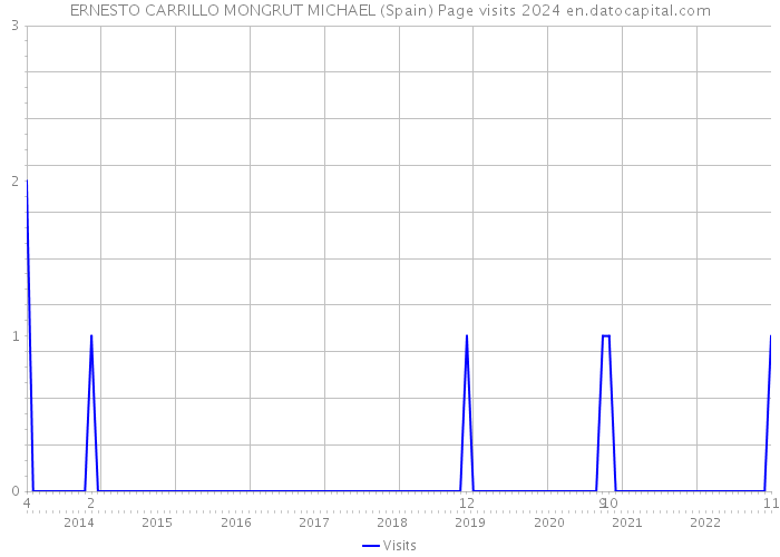 ERNESTO CARRILLO MONGRUT MICHAEL (Spain) Page visits 2024 