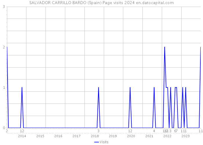 SALVADOR CARRILLO BARDO (Spain) Page visits 2024 