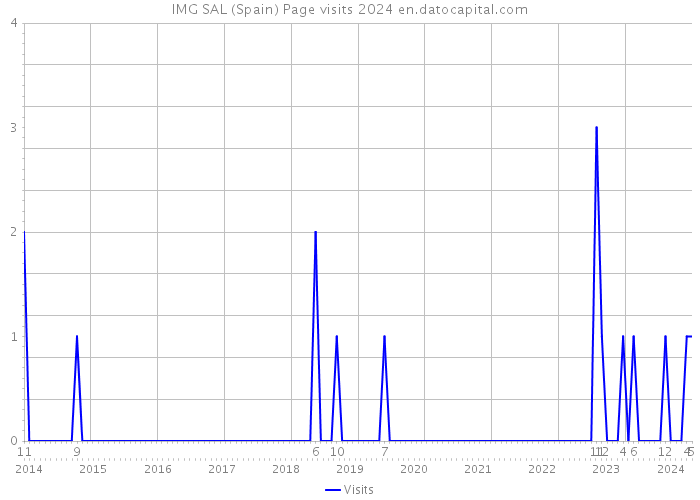 IMG SAL (Spain) Page visits 2024 