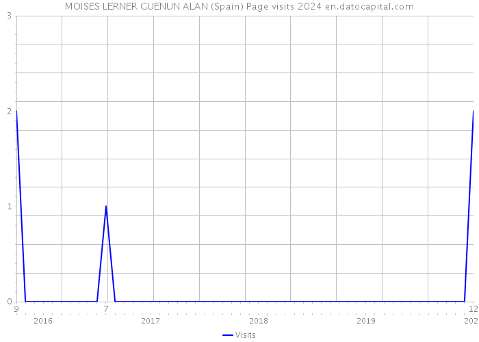 MOISES LERNER GUENUN ALAN (Spain) Page visits 2024 