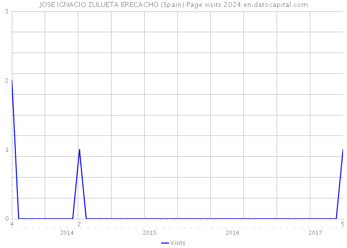 JOSE IGNACIO ZULUETA ERECACHO (Spain) Page visits 2024 