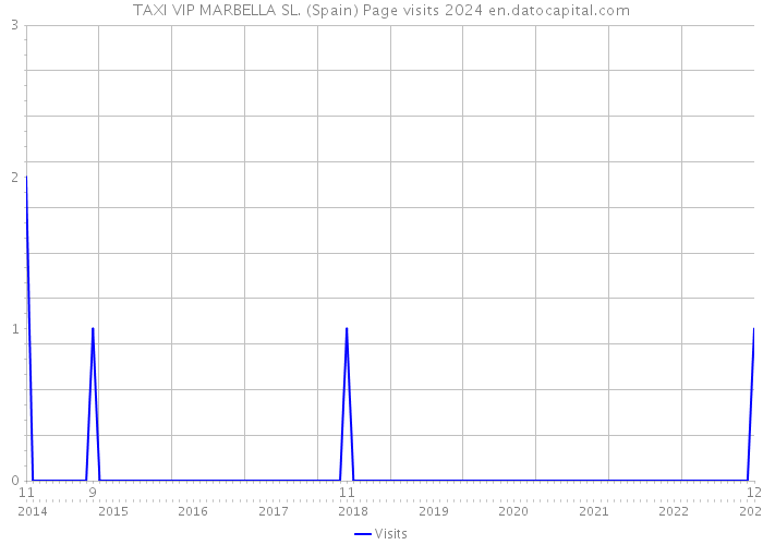 TAXI VIP MARBELLA SL. (Spain) Page visits 2024 