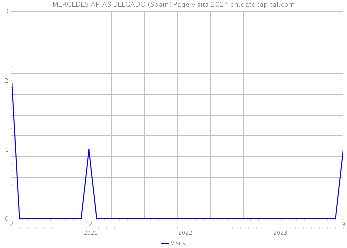 MERCEDES ARIAS DELGADO (Spain) Page visits 2024 