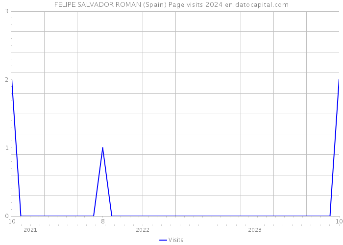 FELIPE SALVADOR ROMAN (Spain) Page visits 2024 