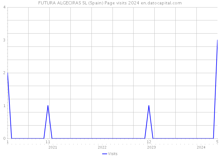 FUTURA ALGECIRAS SL (Spain) Page visits 2024 