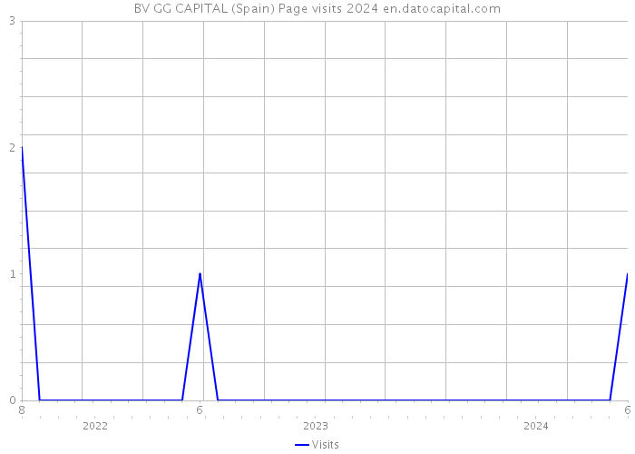 BV GG CAPITAL (Spain) Page visits 2024 
