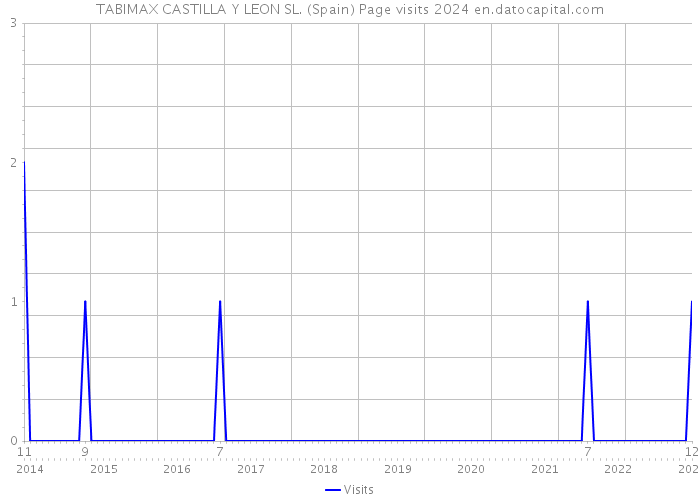 TABIMAX CASTILLA Y LEON SL. (Spain) Page visits 2024 