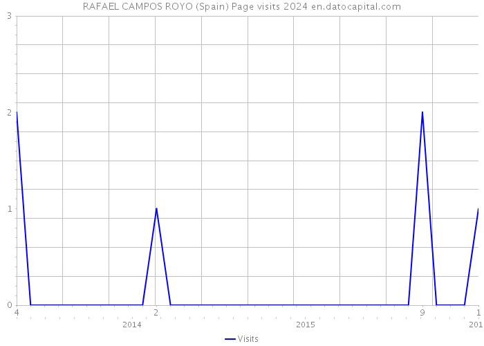 RAFAEL CAMPOS ROYO (Spain) Page visits 2024 