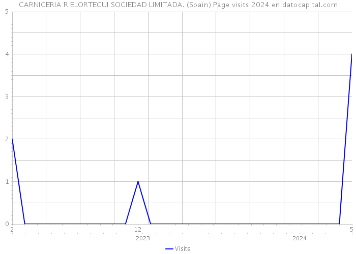 CARNICERIA R ELORTEGUI SOCIEDAD LIMITADA. (Spain) Page visits 2024 
