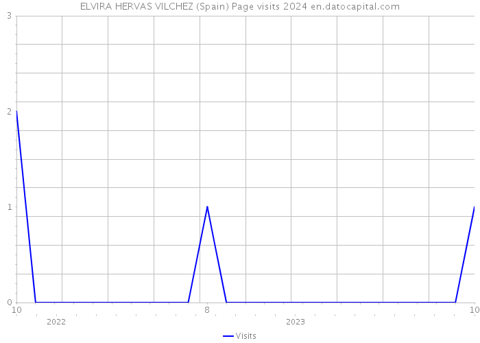 ELVIRA HERVAS VILCHEZ (Spain) Page visits 2024 