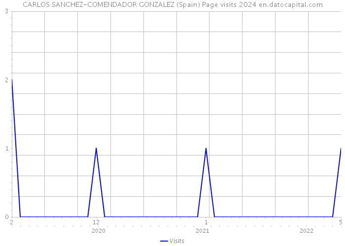 CARLOS SANCHEZ-COMENDADOR GONZALEZ (Spain) Page visits 2024 