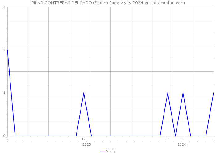 PILAR CONTRERAS DELGADO (Spain) Page visits 2024 