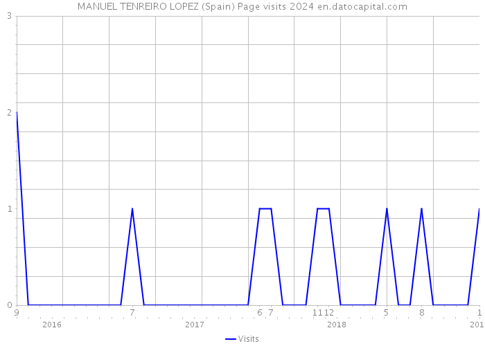 MANUEL TENREIRO LOPEZ (Spain) Page visits 2024 