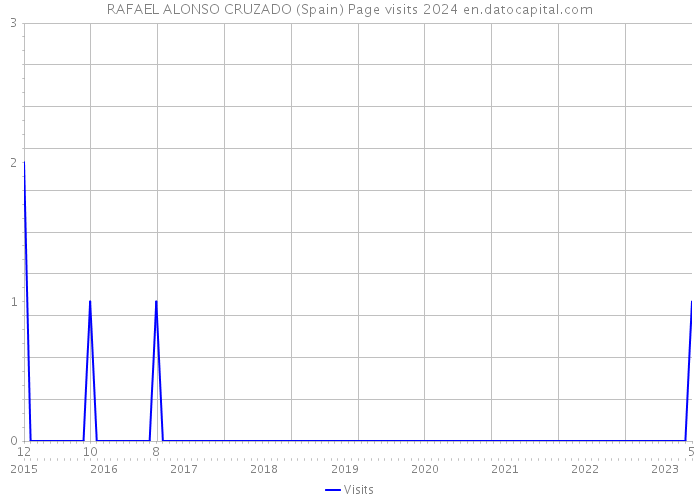 RAFAEL ALONSO CRUZADO (Spain) Page visits 2024 