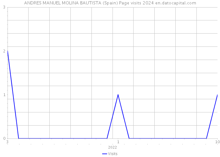 ANDRES MANUEL MOLINA BAUTISTA (Spain) Page visits 2024 