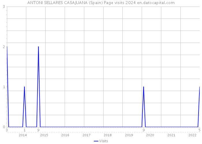 ANTONI SELLARES CASAJUANA (Spain) Page visits 2024 