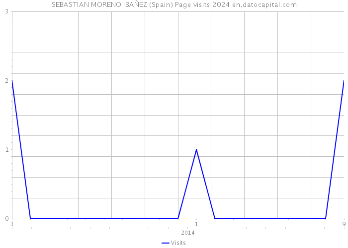 SEBASTIAN MORENO IBAÑEZ (Spain) Page visits 2024 