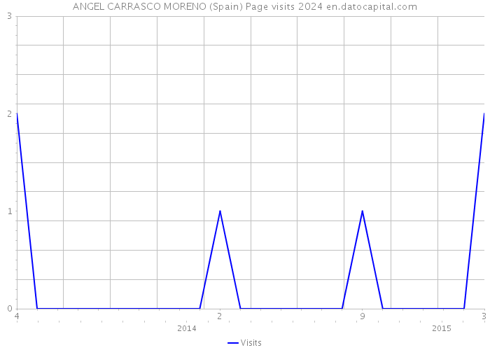 ANGEL CARRASCO MORENO (Spain) Page visits 2024 