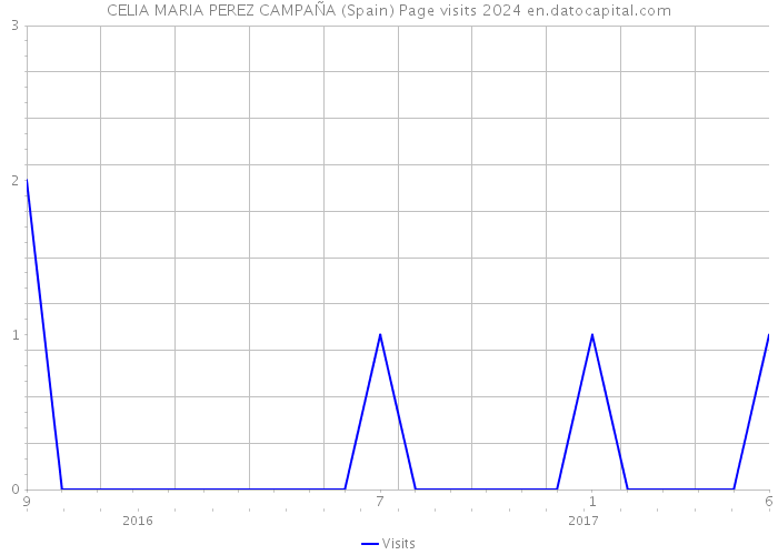 CELIA MARIA PEREZ CAMPAÑA (Spain) Page visits 2024 