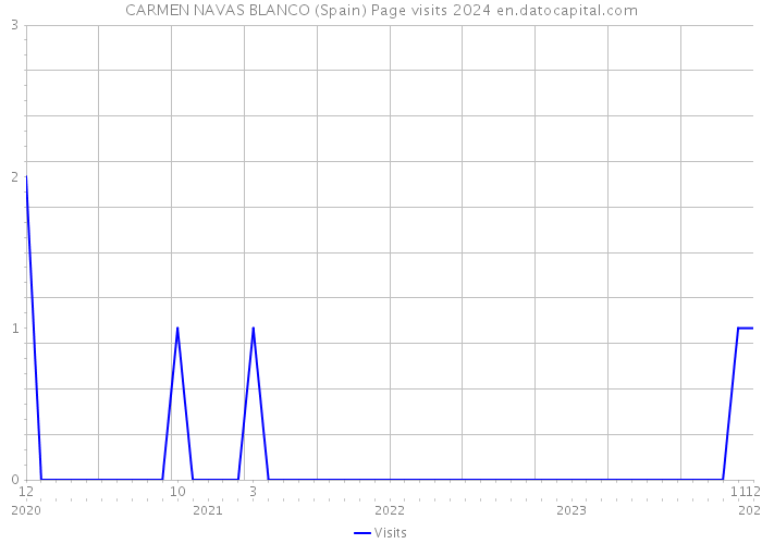 CARMEN NAVAS BLANCO (Spain) Page visits 2024 