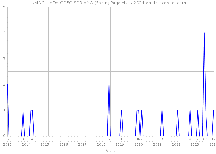 INMACULADA COBO SORIANO (Spain) Page visits 2024 