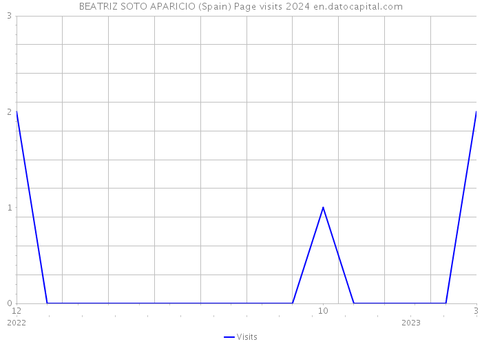 BEATRIZ SOTO APARICIO (Spain) Page visits 2024 