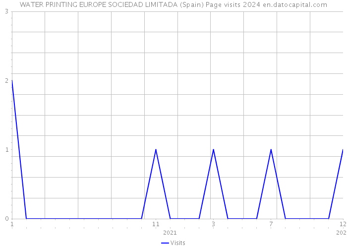 WATER PRINTING EUROPE SOCIEDAD LIMITADA (Spain) Page visits 2024 