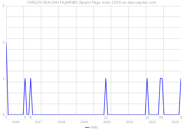 CARLOS GRACIAN FAJARNES (Spain) Page visits 2024 