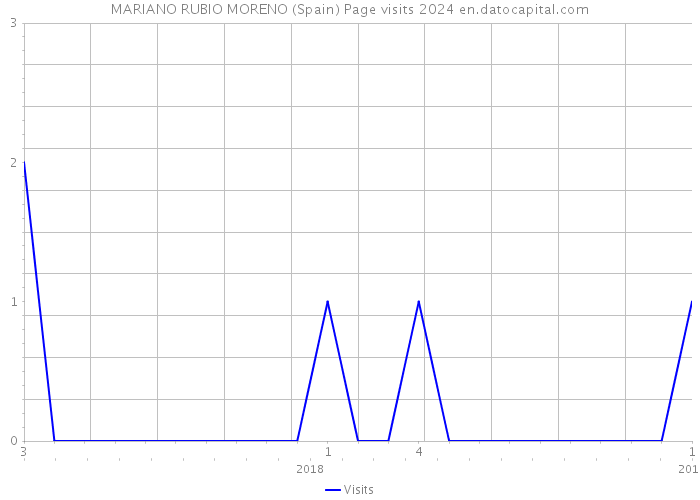 MARIANO RUBIO MORENO (Spain) Page visits 2024 