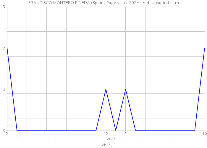 FRANCISCO MONTERO PINEDA (Spain) Page visits 2024 