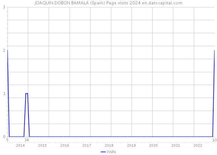 JOAQUIN DOBON BAMALA (Spain) Page visits 2024 