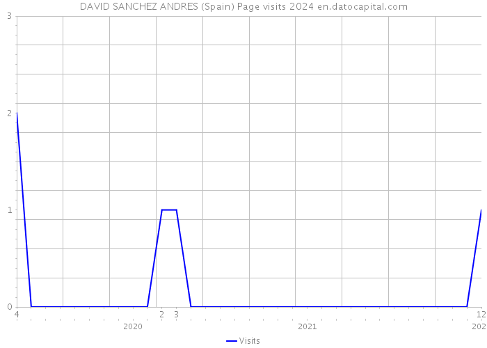 DAVID SANCHEZ ANDRES (Spain) Page visits 2024 