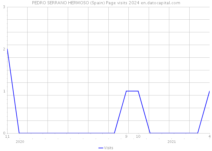 PEDRO SERRANO HERMOSO (Spain) Page visits 2024 