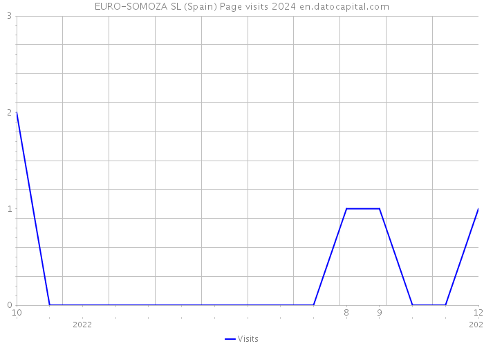 EURO-SOMOZA SL (Spain) Page visits 2024 