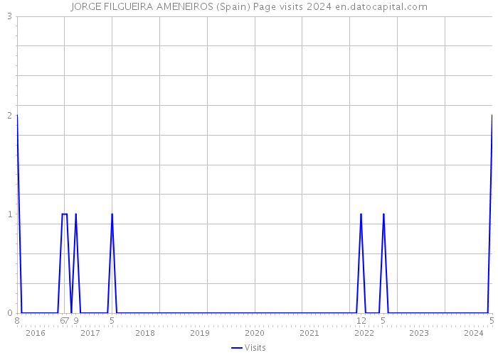 JORGE FILGUEIRA AMENEIROS (Spain) Page visits 2024 