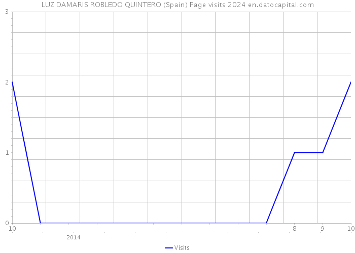 LUZ DAMARIS ROBLEDO QUINTERO (Spain) Page visits 2024 