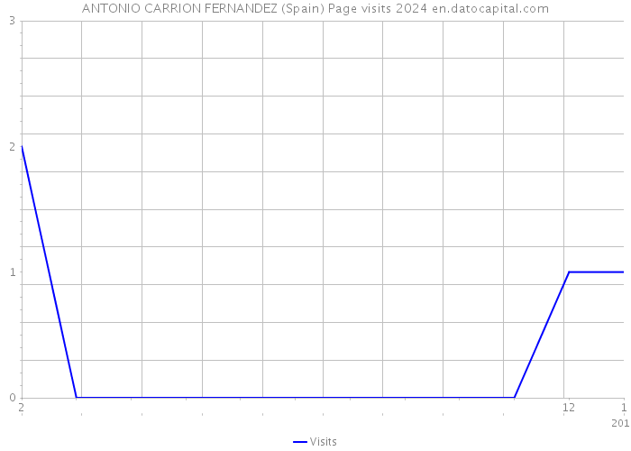 ANTONIO CARRION FERNANDEZ (Spain) Page visits 2024 