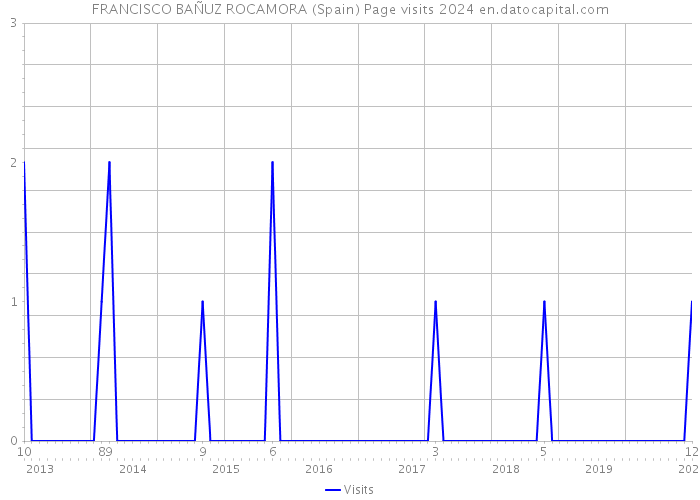 FRANCISCO BAÑUZ ROCAMORA (Spain) Page visits 2024 
