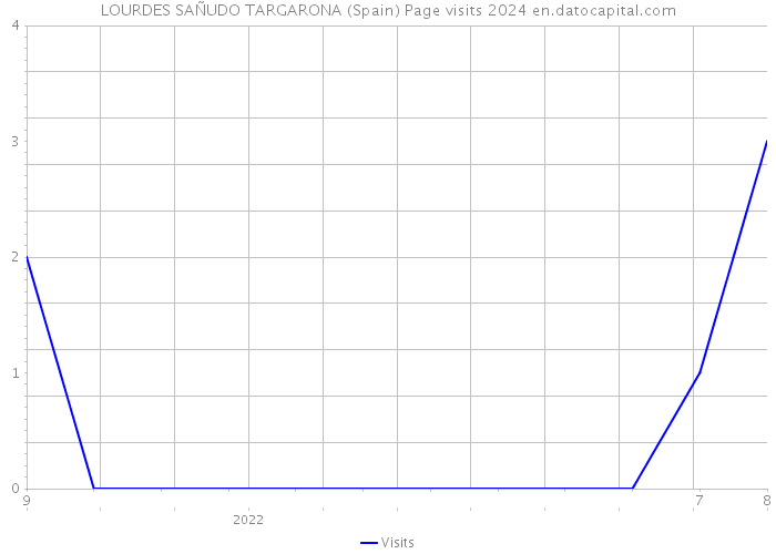 LOURDES SAÑUDO TARGARONA (Spain) Page visits 2024 
