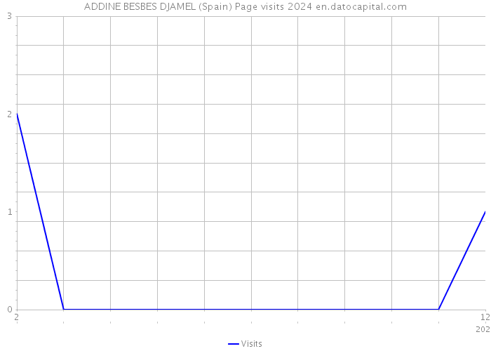 ADDINE BESBES DJAMEL (Spain) Page visits 2024 
