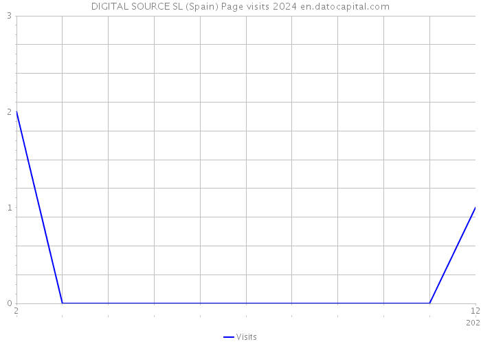 DIGITAL SOURCE SL (Spain) Page visits 2024 