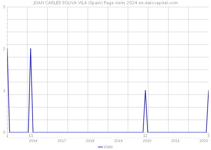 JOAN CARLES SOLIVA VILA (Spain) Page visits 2024 