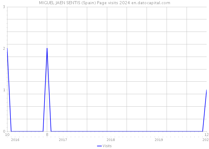 MIGUEL JAEN SENTIS (Spain) Page visits 2024 