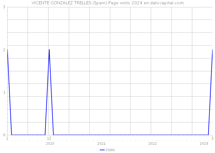 VICENTE GONZALEZ TRELLES (Spain) Page visits 2024 