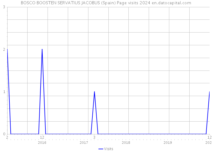 BOSCO BOOSTEN SERVATIUS JACOBUS (Spain) Page visits 2024 