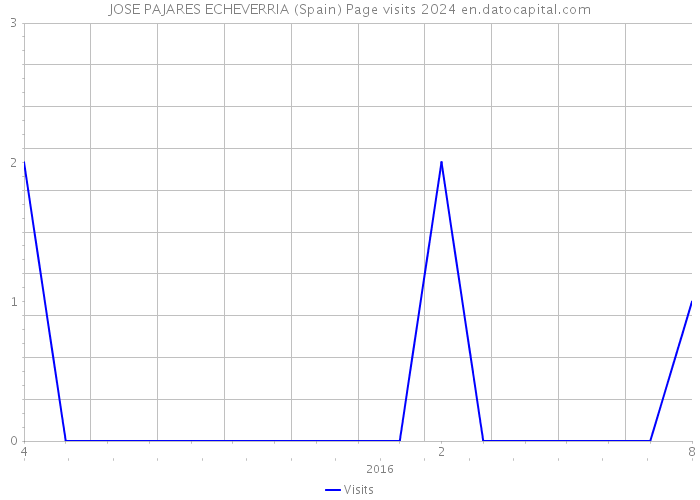 JOSE PAJARES ECHEVERRIA (Spain) Page visits 2024 