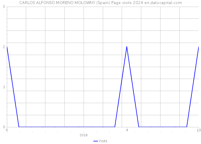 CARLOS ALFONSO MORENO MOLOWNY (Spain) Page visits 2024 