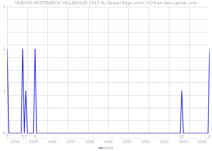 NUEVOS HOSTELEROS VALLADOLID 2013 SL (Spain) Page visits 2024 
