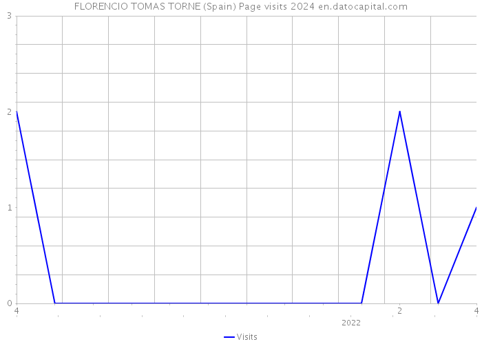 FLORENCIO TOMAS TORNE (Spain) Page visits 2024 